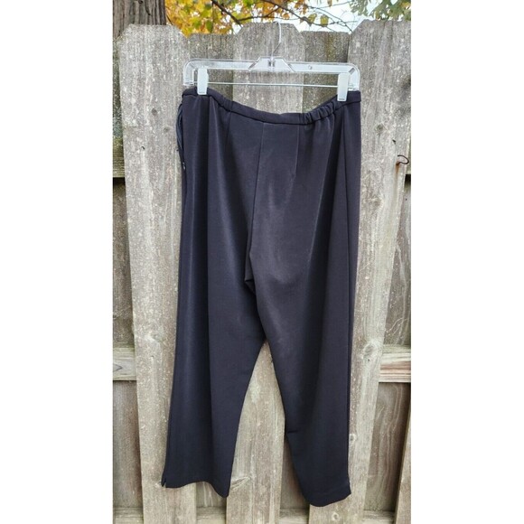 Chico's Design Chicos 3 US Size XL Black Slimming Ponte Knit Stretch Pants USA - Picture 5 of 7